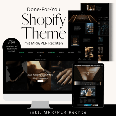 Luxe Premium Edition SHOPIFY THEME Mockup 1